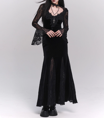 Halloween Costume Women Teenage Girl Dress Long Sleeves Gothic Dress Party Dress HZ0319