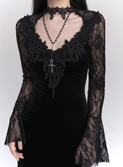 Halloween Costume Women Teenage Girl Dress Long Sleeves Gothic Dress Party Dress HZ0319