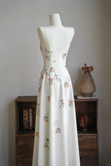 Sweet Prom Dress Spaghetti Straps Floral Prom Gown Evening Dresses Gala Dress Party Dress HZ0319