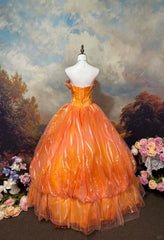 Sweet Prom Dress Strapless Pleated Evening Dress Prom Gown Ball Gown Birthday Dresses HZ0319