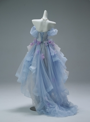Pretty Prom Dress Off Shoulder Pleated Prom Gown Homecoming Dress Birthday Party Dress HZ0319