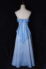 Sweet Prom Dress A Line Spaghetti Straps Pleated Evening Dress Gala Dress Birthday Party Dress HZ0319