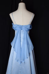 Sweet Prom Dress A Line Spaghetti Straps Pleated Evening Dress Gala Dress Birthday Party Dress HZ0319