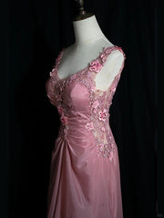 Sweet Prom Dress Appliques Pleated Gala Dress Birthday Party Dress Evening Dress HZ0319