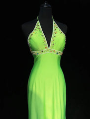 Stunning Prom Dress Halter Beading Evening Dress Gala Dress Party Dress HZ0319