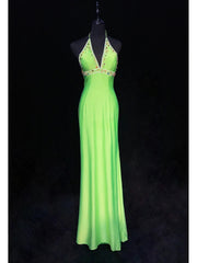 Stunning Prom Dress Halter Beading Evening Dress Gala Dress Party Dress HZ0319