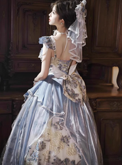 Gorgeous Prom Dress Off Shoulder Pleated Ball Gown Birthday Party Dress Evening Dress 16th Dress HZ0319