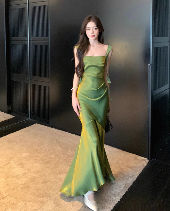 Beauty Prom Dress Square Neck Evening Dress Gala Dress Party Dress HZ0319