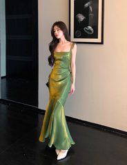 Beauty Prom Dress Square Neck Evening Dress Gala Dress Party Dress HZ0319
