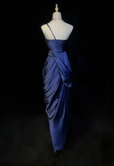 Pretty Prom Dress One Shoulder Pleated Evening Dresses Gala Dress Party Dress HZ0319