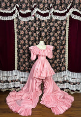 Charming Prom Dress Pleated Train Birthday Dresses Evening Dress Quinceanera Dress HZ0319