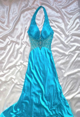 Charming Prom Dress Halter Pleated Evening Dresses Gala Dress Party Dress HZ0319