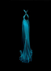 Elegant Prom Dress V-neck Pleated Long Prom Dress Evening Dress Birthday Party Dress HZ0319