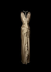 Gorgeous Prom Dress V-neck Pleated Long Prom Dress Evening Dress Birthday Party Dress HZ0319