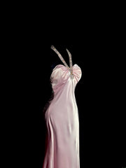 Sweet Prom Dress Light Pink Halter Long Prom Dress Evening Dress Birthday Party Dress HZ0319