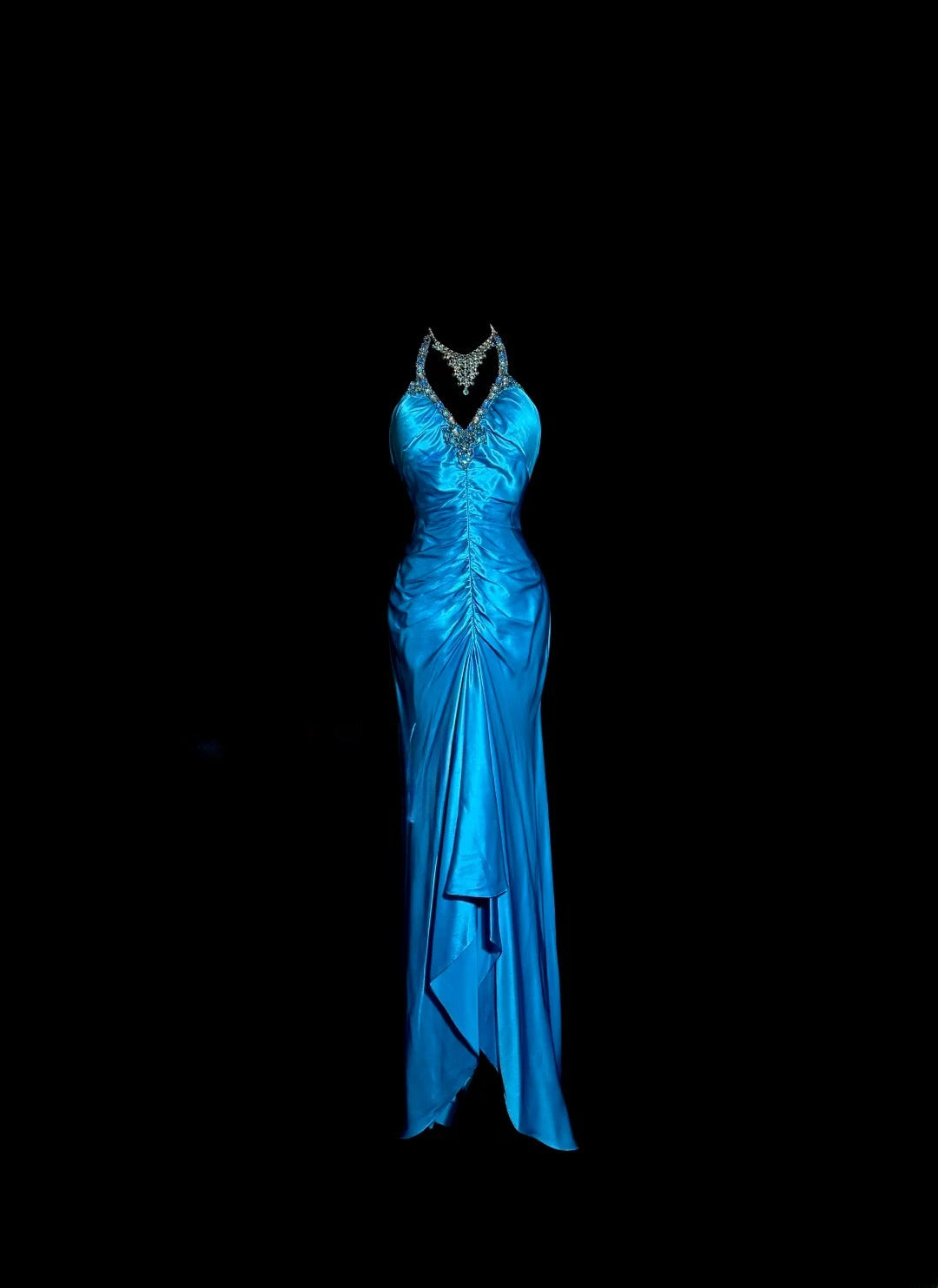 Gorgeous Prom Dress Halter Pleated Asymmetrical Hem Evening Dress Cocktail Dress Birthday Party Dress HZ0319