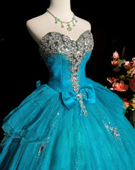 Pretty Prom Dress Sweetheart Tulle Ball Gown Sweet 16 Dress Birthday Outfits HZ0319