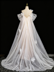 Beauty Prom Dress A Line Off Shoulder Tulle Prom Dress Evening Gown Birthday Party Dress HZ0319