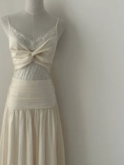 Elegant Prom Dress A Line Spaghetti Straps Pleated Lace Evening Dress Birthday Party Dress HZ0319