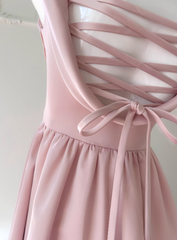 New Arrival Prom Dress A Line Straps Pleated Birthday Party Dress Evening Dress HZ0319