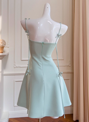 Popular Homecoming Dress A Line Spaghetti Straps Birthday Party Dress Short Prom Dress HZ0319