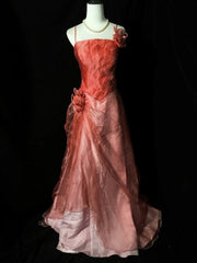 Beauty Prom Dress A Line Halter Pleated Tulle Evening Dress Birthday Party Dress HZ0319