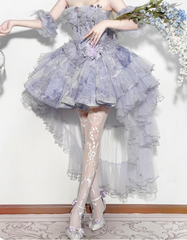 New Arrival Homecoming Dress Strapless Tulle Short Prom Dress Birthday Party Dress HZ0319