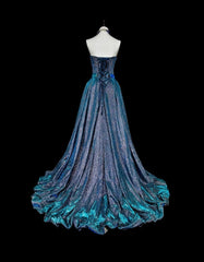 Shiny Prom Dress Sweetheart Pleated Evening Dress Gala Dress Birthday Party Outfits HZ0319