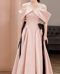 Pretty Prom Dress Off Shoulder Pleated Evening Dress Birthday Party Outfits HZ0319