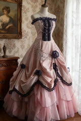 Elegant Prom Dress Strapless Pleated Tiered Evening Dress Sweet 16 Dress Ball Gown HZ0319