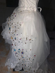 New Design Prom Dress Sweetheart Tulle Evening Dress Birthday Party Outfits Ball Gown HZ0319