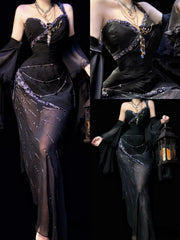 Sexy Prom Dress Black One Shoulder Pleated Evening Dress Birthday Party Dress Cocktail Dress HZ0319