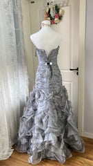 Charming Prom Dress Sweetheart Pleated Mermaid Evening Dress Gala Dress Birthday Party Outfits HZ0319