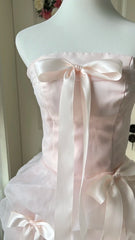 New Arrival Homecoming Dress Strapless Short Prom Dress Birthday Party Outfits HZ0319