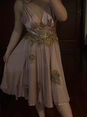 Stunning Prom Dress Spaghetti Straps Pleated Short Birthday Party Dress Cocktail Dress HZ0319