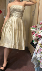 Stunning Prom Dress Strapless Beading Evening Dress Birthday Party Dress Formal Dress HZ0319