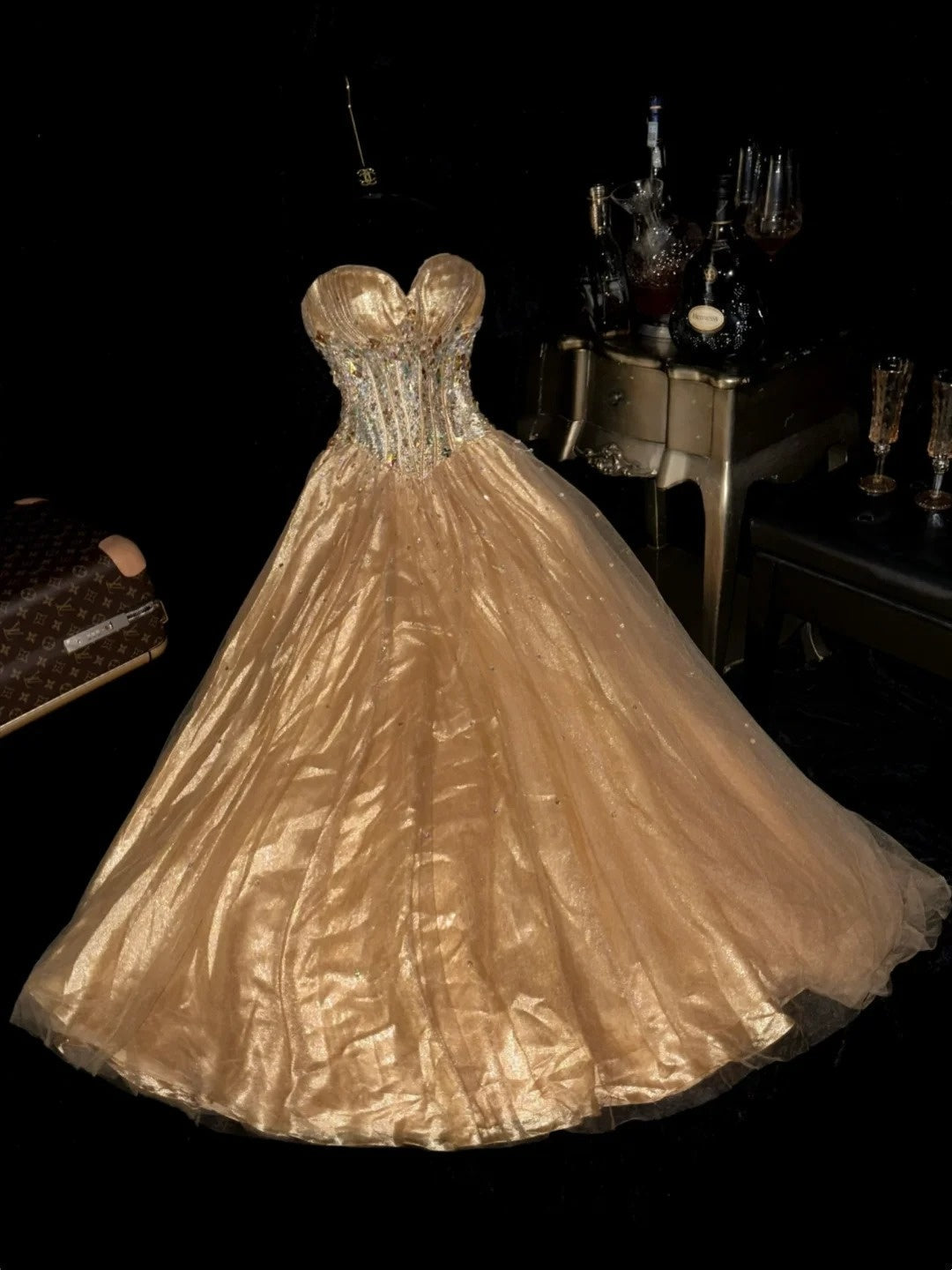 New Design Prom Dress Sweetheart Pleated Tulle Formal Dress Gala Dress Evening Dress HZ0319