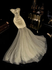 New Design Prom Dress Sweetheart Tulle Mermaid Birthday Party Dress Gala Dress Evening Dress HZ0319