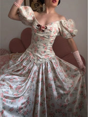 Elegant Prom Dress Off Shoulder Pleated Print Gala Dress Evening Dress Formal Dress HZ0319