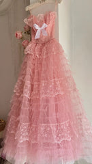 Sweet Prom Dress Strapless Tulle Gala Dress Evening Dress Formal Dress HZ0319