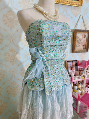 Pretty Prom Dress Strapless Pleated Tulle Gala Dress Formal Dress Evening Dress HZ0319