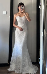 Elegant Wedding Dress Sweetheart Fitted Wedding Dress HZ0319