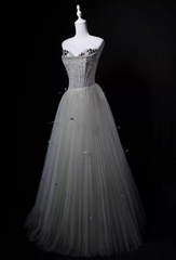 Charming Prom Dress A Line Sweetheart Pleated Tulle Gala Dress Evening Dress Party Dress HZ0319