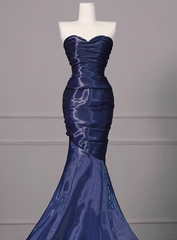 Elegant Prom Dress Sweetheart Pleated Mermaid Gala Dress Evening Dress Formal Dress HZ0319