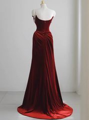 Elegant Prom Dress Strapless Pleated Gala Dress Evening Dress Formal Dress HZ0319
