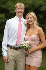 Charming Spaghetti Straps Pink Beaded Sweetheart Tight Homecoming Dress