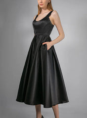 Wholesale A-Line/Princess Scoop Tea-Length Wedding Dress