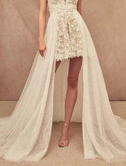 Wholesale A-Line/Princess Wedding Dresses Separates Court Train
