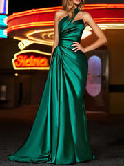 Tight/Straight Shoulder to Floor Prom Dress