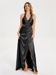 Ruched Split Party Dresses